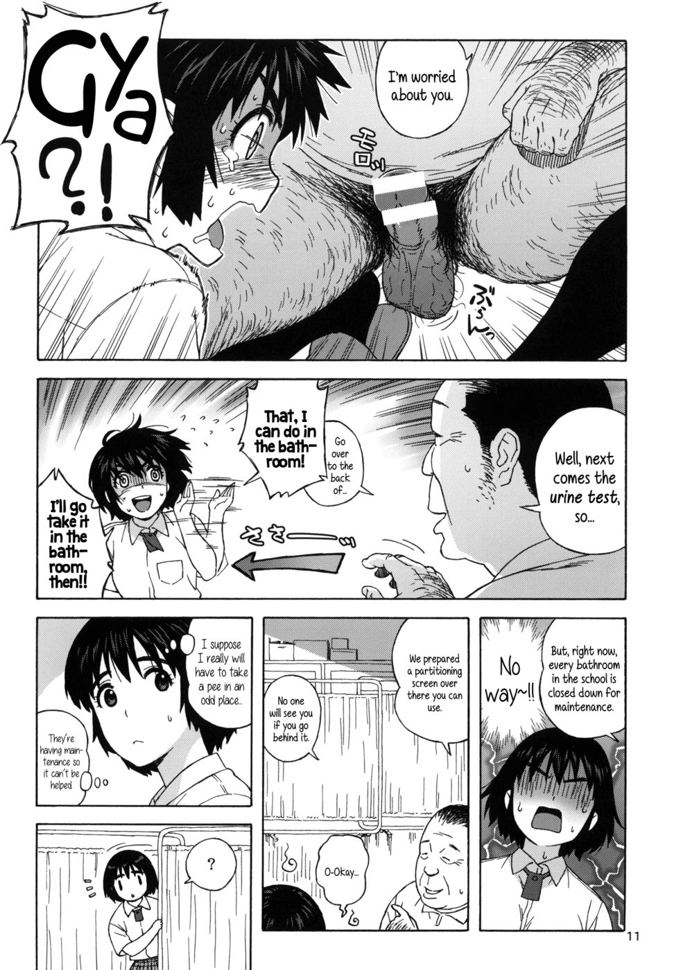 Hentai Manga Comic-Fuuka and the Secret Physical Measurements-Read-10